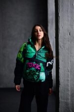 Женский Утепленный Зеленый Анорак "Toxic"