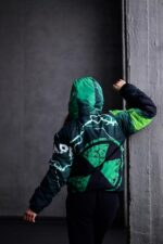 Женский Утепленный Зеленый Анорак "Toxic"