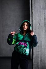 Женский Утепленный Зеленый Анорак "Toxic"