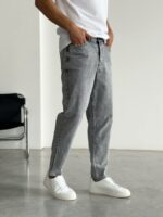Мужские Серые Джинсы Бананы - Свободные Джинсовые Штаны Banan