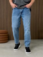 Мужские Базовые Синие Джинсы Бананы - Свободные Джинсовые Штаны Banan