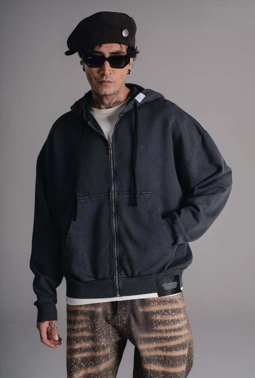 photo_2026-01-22_11-30-38 Мужское Графитовое Зип Худи Оверсайз - Кофта Зипка Варенка на Молнии Свободного Кроя
