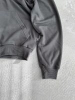 Мужское Темно-Серое Зип Худи Оверсайз на Молнии - Кофта Зипка с Вшитой Балаклавой