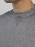 Мужская Базовая Трикотажная Серая Футболка