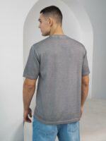 Мужская Базовая Трикотажная Серая Футболка