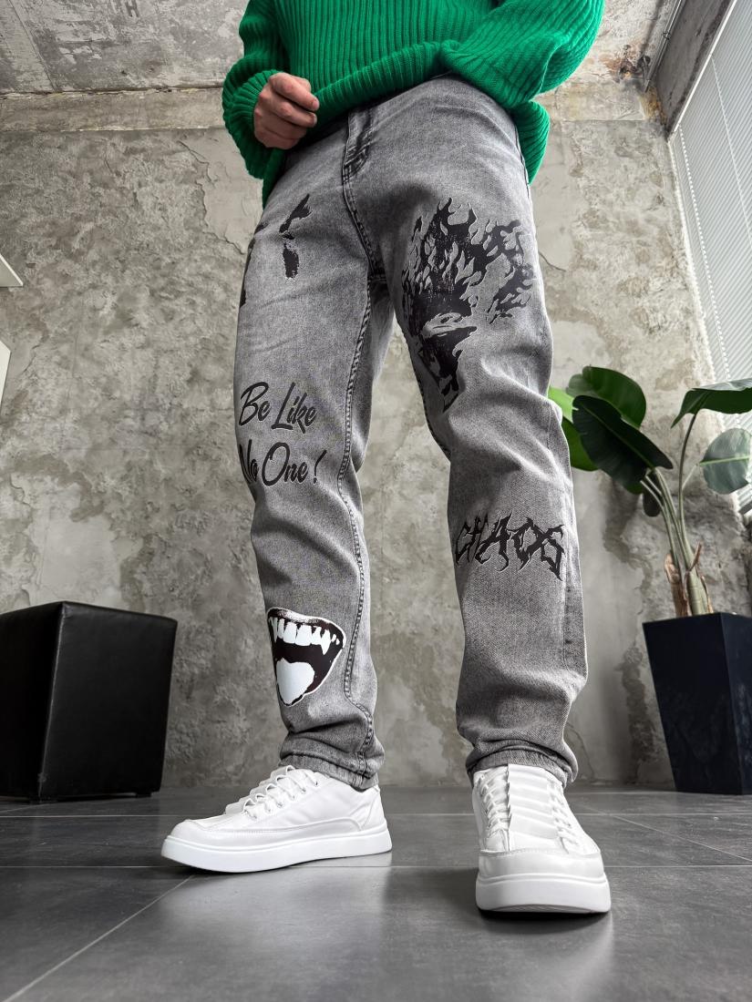 photo_2026-02-24_19-00-57 Мужские Серые Джинсы Багги Свободного Кроя в Принтах