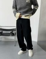 Мужские Черные Джинсы Багги - Широкие Оверсайз