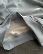 Мужское Голубое Худи Оверсайз с Маленькой Вышивкой - Трехнитка ТЕРМОХРОМ