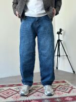 Мужские Широкие Синие Джинсы Багги - Джинсовые Штаны Baggy Barrel