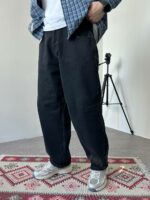 Мужские Широкие Графитовые Джинсы Багги - Джинсовые Штаны Baggy Barrel