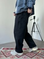 Мужские Широкие Графитовые Джинсы Багги - Джинсовые Штаны Baggy Barrel