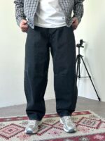 Мужские Широкие Темно-Серые Джинсы Багги - Джинсовые Штаны Baggy Barrel