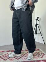 Мужские Широкие Темно-Серые Джинсы Багги - Джинсовые Штаны Baggy Barrel