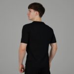 Мужская Черная Футболка Поло - Классическая с Воротником