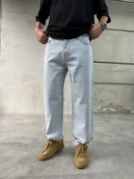 Мужские Светло-Голубые Джинсы Багги - Широкие Джинсовые Штаны