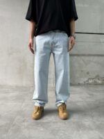 Мужские Светло-Голубые Джинсы Багги - Широкие Джинсовые Штаны