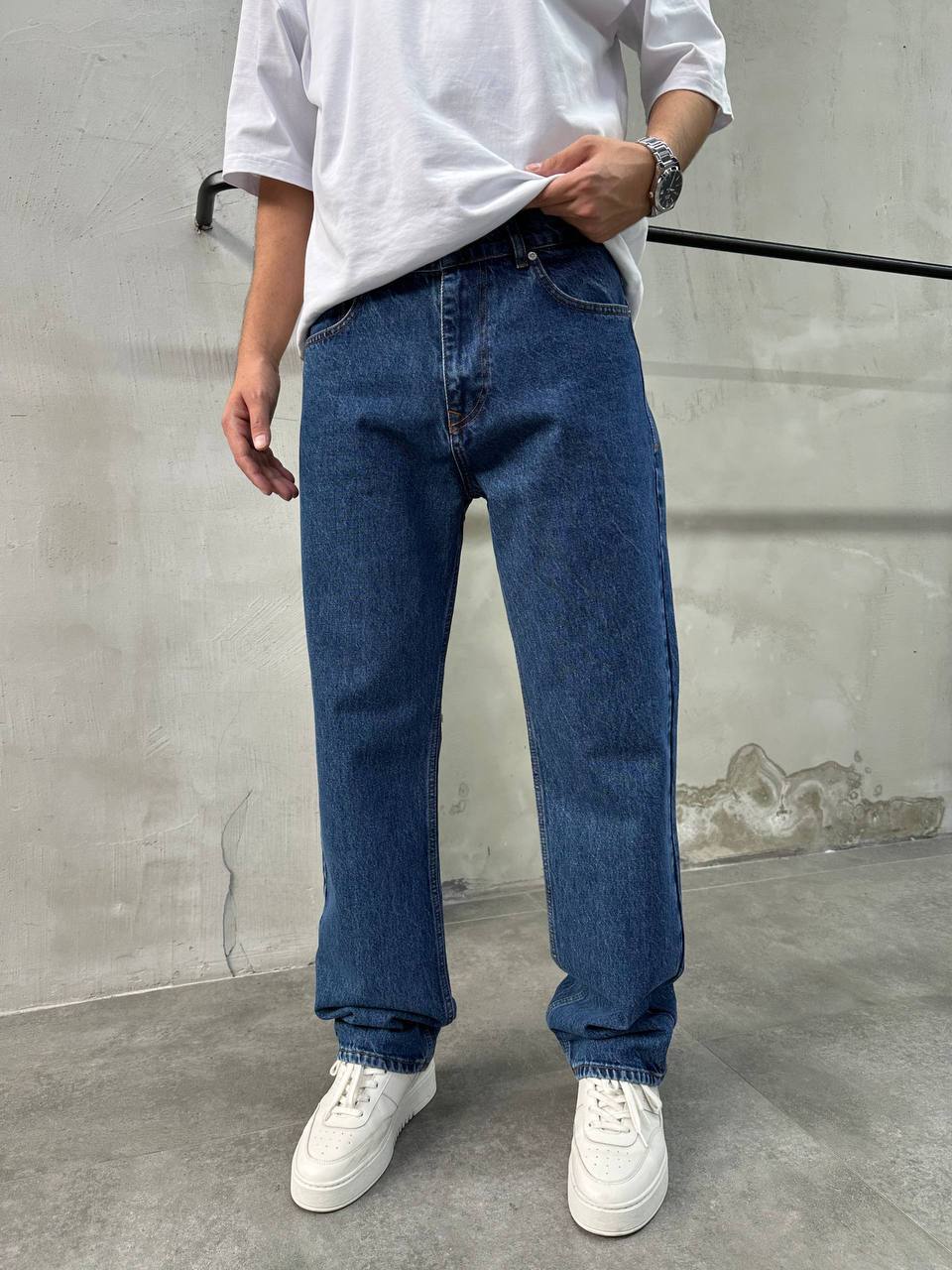photo_2026-03-15_12-29-24 (2) Мужские Синие Джинсы Багги - Широкие Джинсовые Штаны