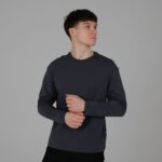 Мужской Базовый Графитовый Лонгслив Трикотаж