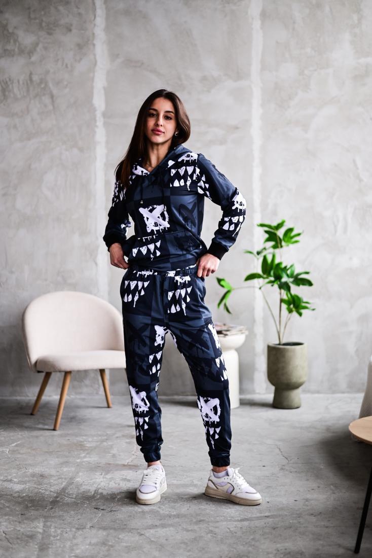 photo_2026-03-16_19-34-18 Женский Графитовый Спортивный Костюм Худи Джоггеры - Двунитка Принтованный