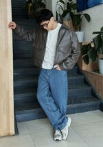 Мужские Широкие Синие Джинсы Багги - Джинсовые Штаны Оверсайз