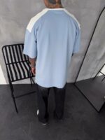 Мужская Голубая Футболка "ARGENTINA" Оверсайз