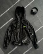 Мужская Черная Зеленая Ветровка Мастерка ТЕРМОХРОМ (меняет цвет)