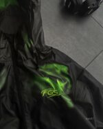 Мужская Черная Зеленая Ветровка Мастерка ТЕРМОХРОМ (меняет цвет)