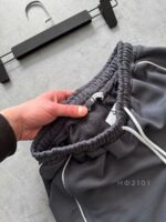 Мужские Свободные Графитовые Спортивные Штаны Джоггеры с Кантом - Трехнитка Петля