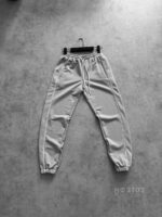 Мужские Свободные Серые Спортивные Штаны Джоггеры с Кантом - Трехнитка Петля