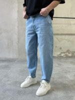 Мужские Голубые Джинсы Баллоны Скейтеры - Широкие Джинсовые Штаны Balloon Skater