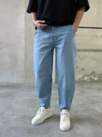 Мужские Голубые Джинсы Баллоны Скейтеры - Широкие Джинсовые Штаны Balloon Skater