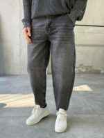 Мужские Серые Джинсы Баллоны Скейтеры - Широкие Джинсовые Штаны Balloon Skater