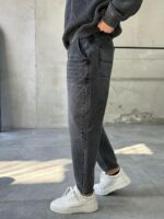 Мужские Серые Джинсы Баллоны Скейтеры - Широкие Джинсовые Штаны Balloon Skater