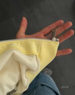 Мужское Желтое Худи Зипка на Молнии Оверсайз - Трехнитка ТЕРМОХРОМ