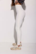 Женские Базовые Белые Лосины