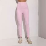 Женские Базовые Розовые Лосины