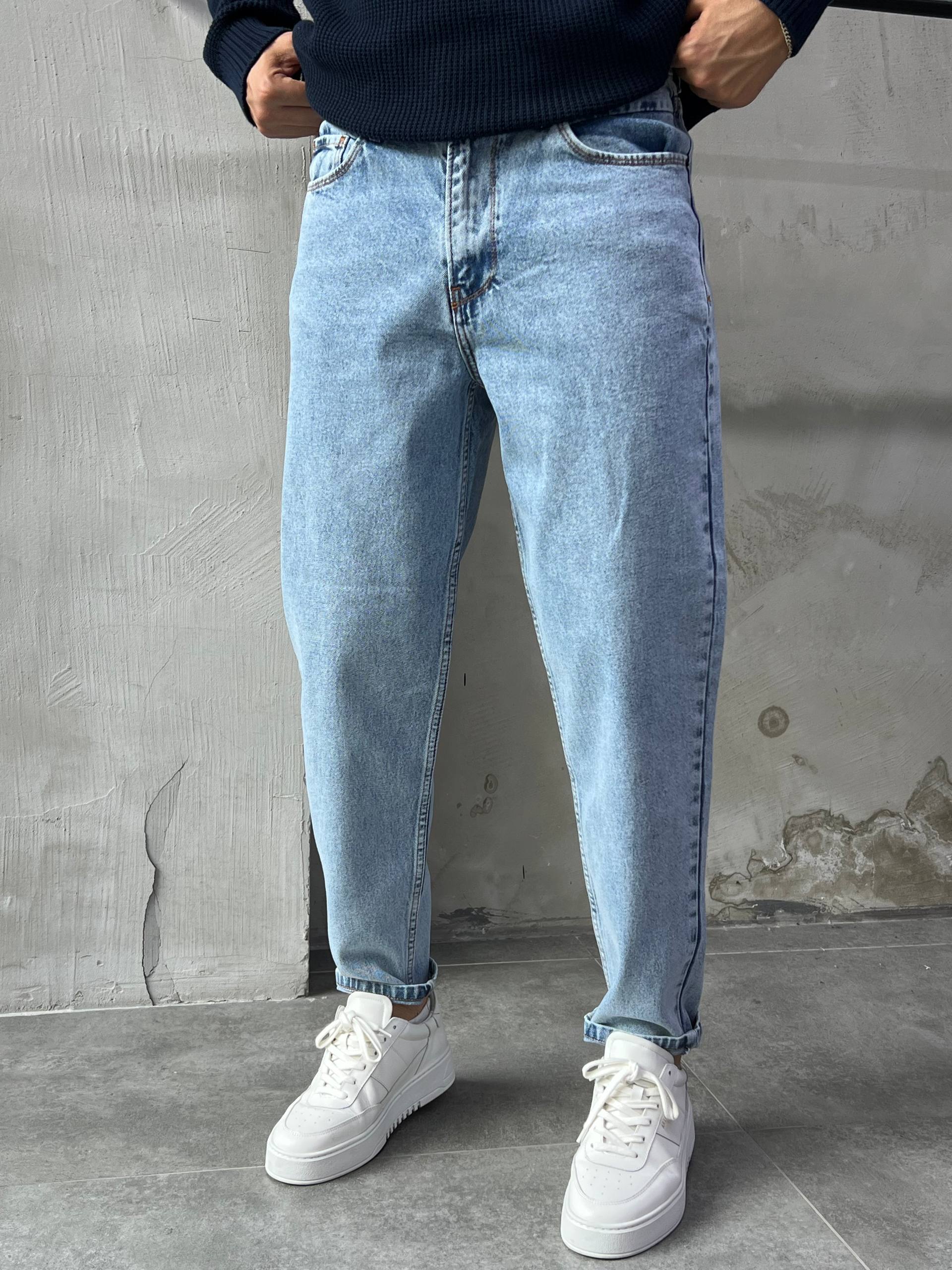 photo_2026-04-06_08-57-55 Мужские Свободные Светло-Голубые Джинсы Mom Fit