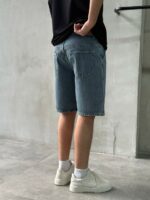 Мужские Голубые Джинсовые Шорты - Свободные Широкие