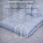 Мужская Легкая Хлопковая Голубая Рубашка Свободного Кроя