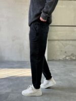 Мужские Черные Джинсы MOM FIT Свободного Кроя