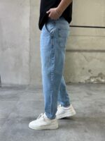 Мужские Голубые Джинсы MOM FIT Свободного Кроя