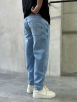 Мужские Голубые Джинсы MOM FIT Свободного Кроя